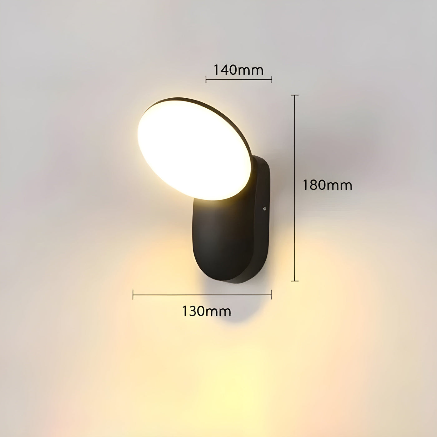 RadiantBeam Light - Wasserdichte Bewegungsmelder LED-Wandlampe