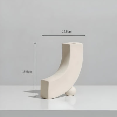 ClayHaven Vase - Moderne Keramische Blumenvase