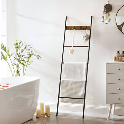 LuxeLadder Rack - 5-Stufiger Handtuch-Leiterregal