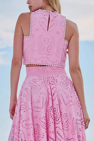 Rosanna - Ärmelloses Zweiteiliges Set Aus Spitze