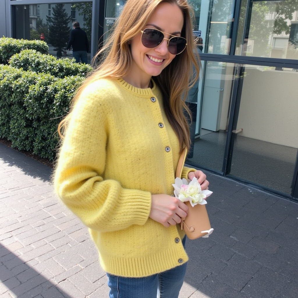 ModenGlanz | Weiche und kuschelige Strickjacke für kühle Tage