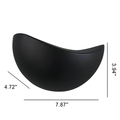 NoirLume Light - Minimalistische halbkreisförmige LED-Wandleuchte