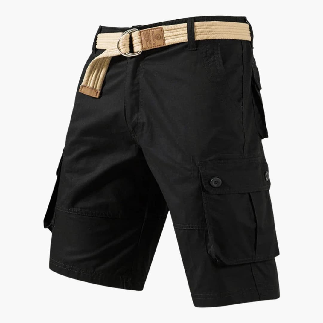 Herren Cargo Shorts mit Reißverschluss und vielen Taschen