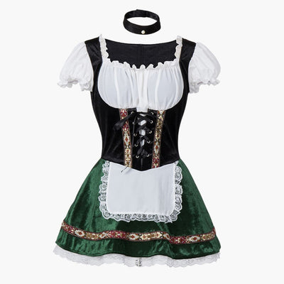 Elegantes Mini Dirndl kleid für Damen - Oktoberfest 2025