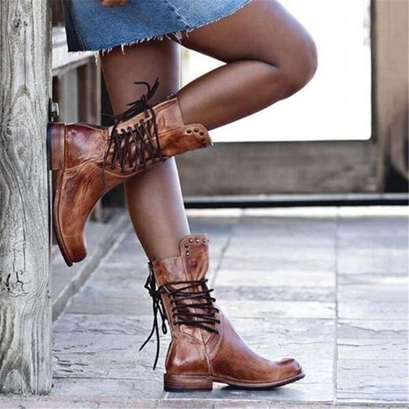 Lederstiefel für Damen