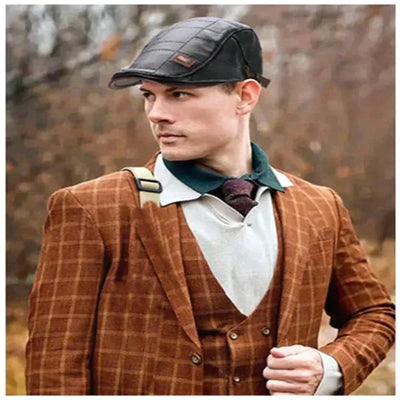 Lennart Mütze in Lederoptik für Herren