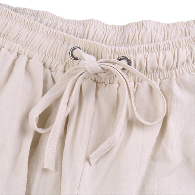 Retro Pirate Style Cotton Linen Pants