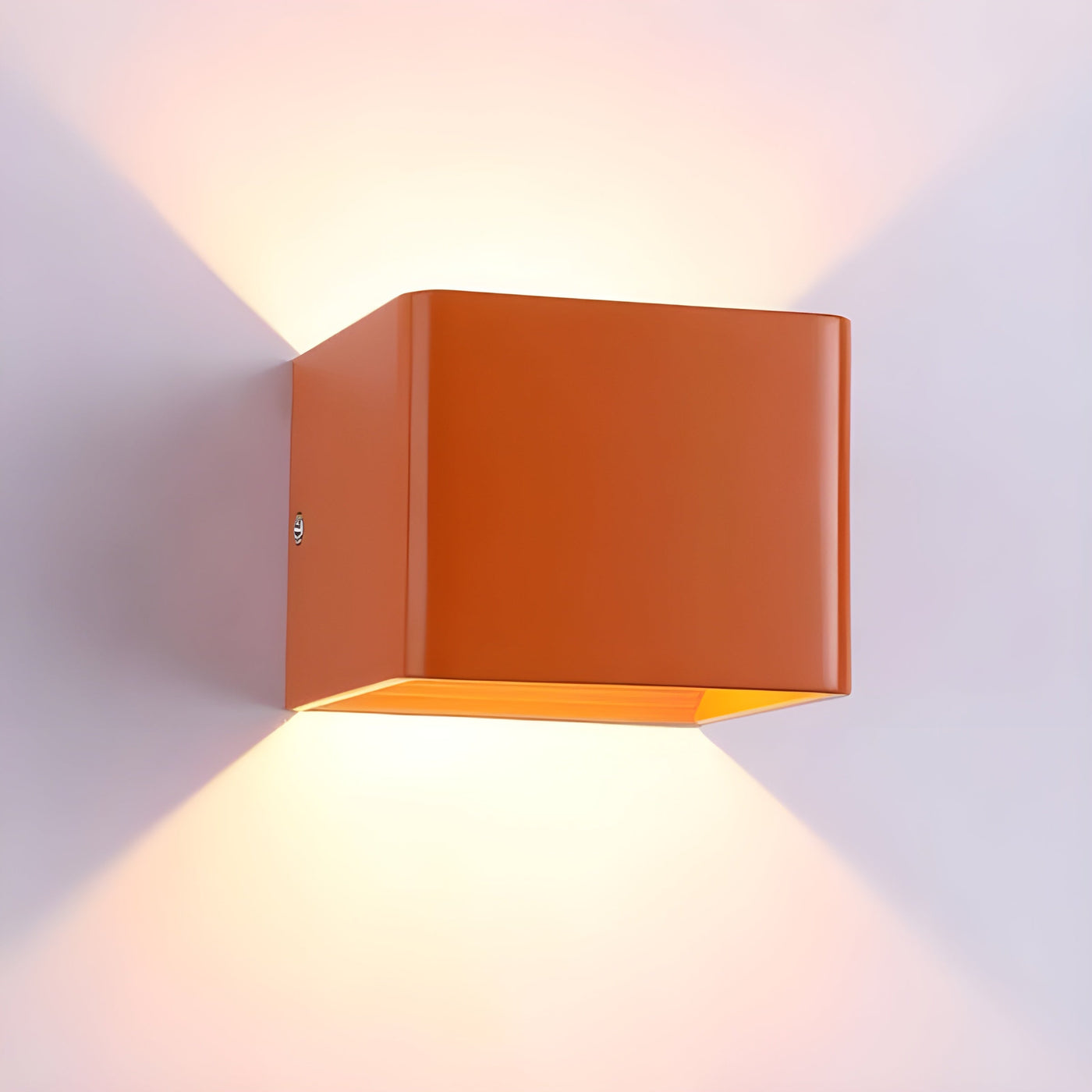 LED Wandleuchte in Würfelform– Modern aus Aluminium | Für Innen und Außen