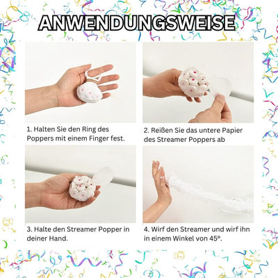 KonfettiSprenger™ Leuchtende Farbexplosion