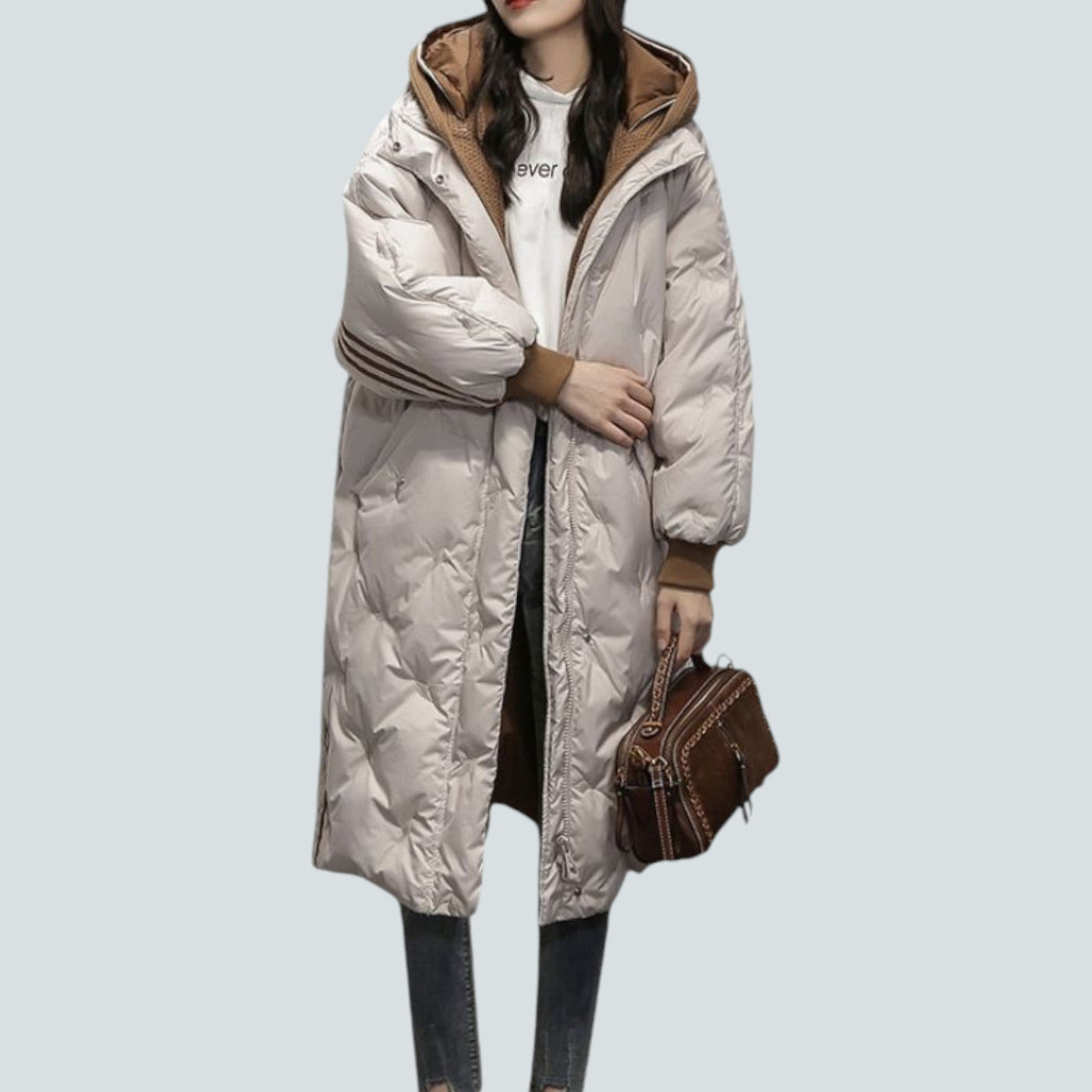 Ferisha | Lange gefütterte Jacke für Frauen