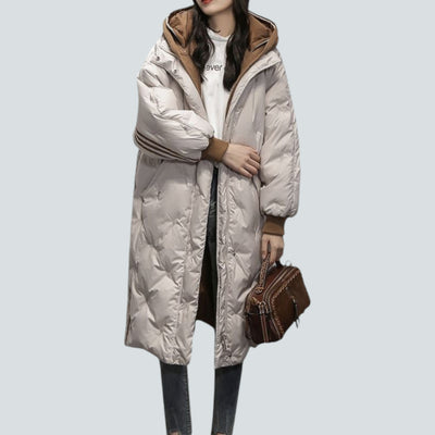 Ferisha | Lange gefütterte Jacke für Frauen