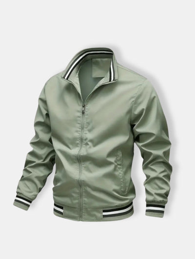 Herren Reißverschluss Lässige Bomberjacke | Langarm