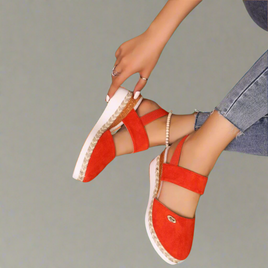 Gitta | Keilsandalen in Übergröße – bequem und vielseitig