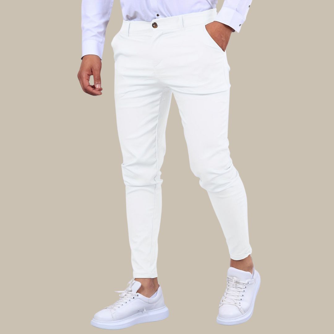 Chinohose für Herren - Slim Fit Stretch-Hose für den Sommer