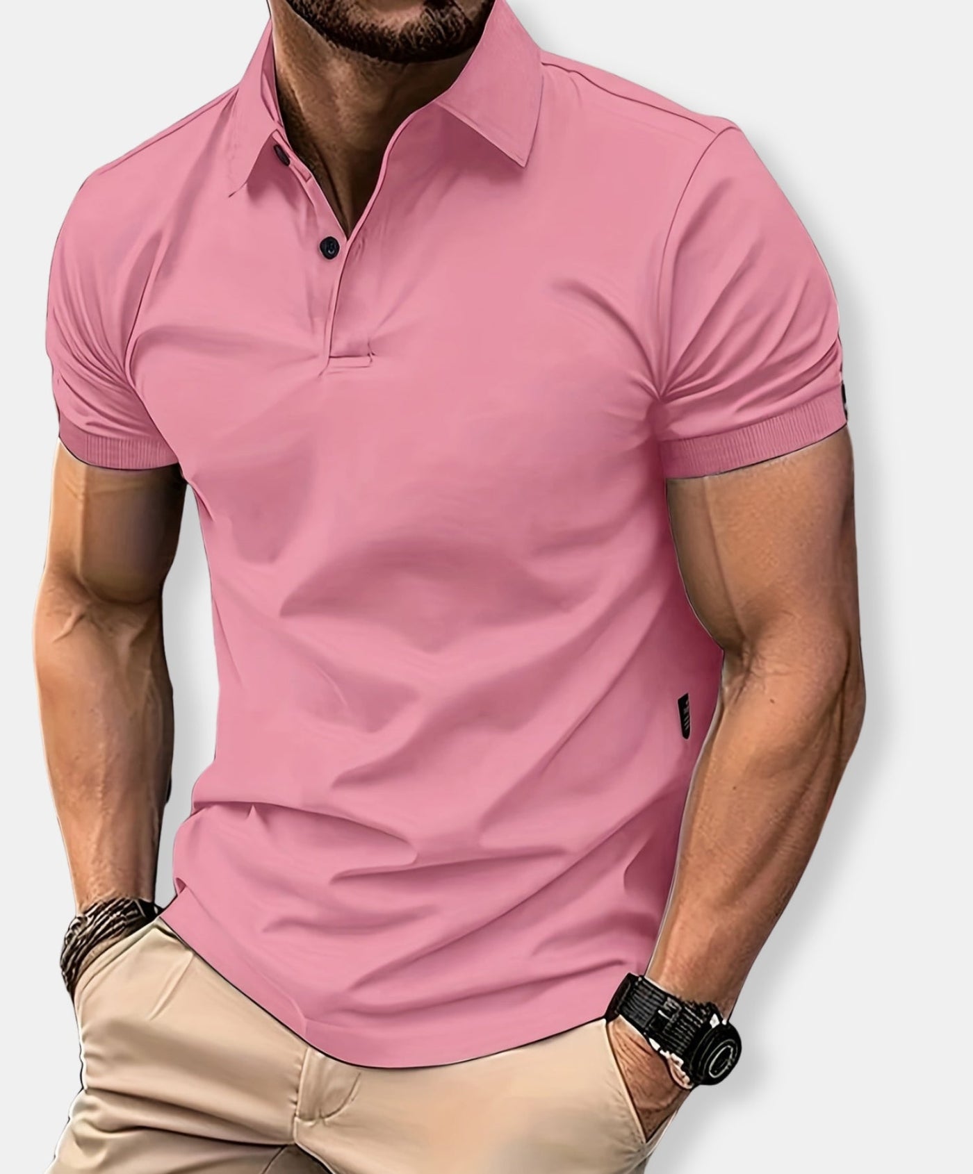 Lässiges Kurzarm Poloshirt Für Herren | Sommer