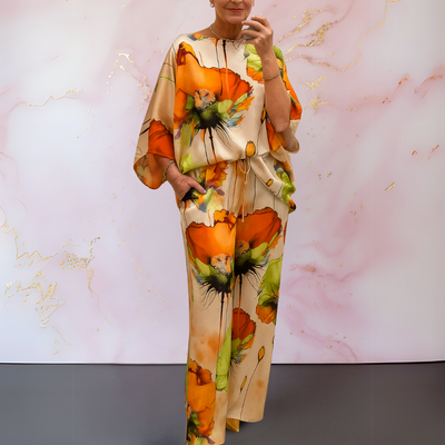 Pelaez – Elegantes Zweiteiliges Set Mit Drucken