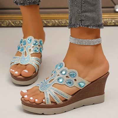Lakeisha - Sandalen Mit Strassabsatz