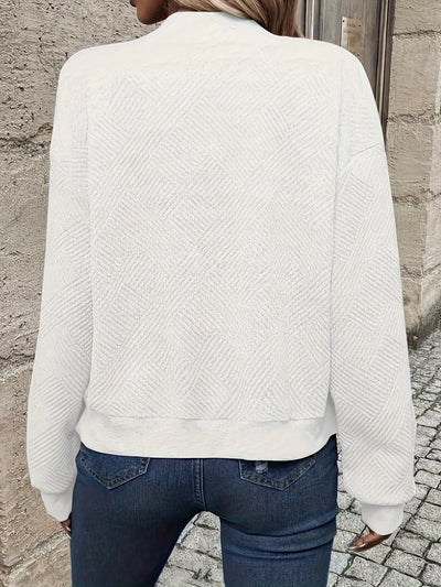 Lässige Reißverschlussjacke für Damen