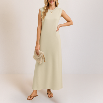 Emma™ | Elegantes langes Anti-Knitter-Kleid