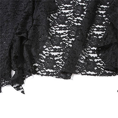 Gothic Style Skirt with Lace