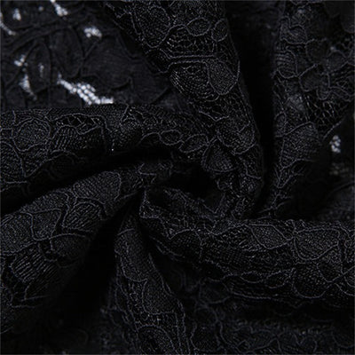 Gothic Style Skirt with Lace