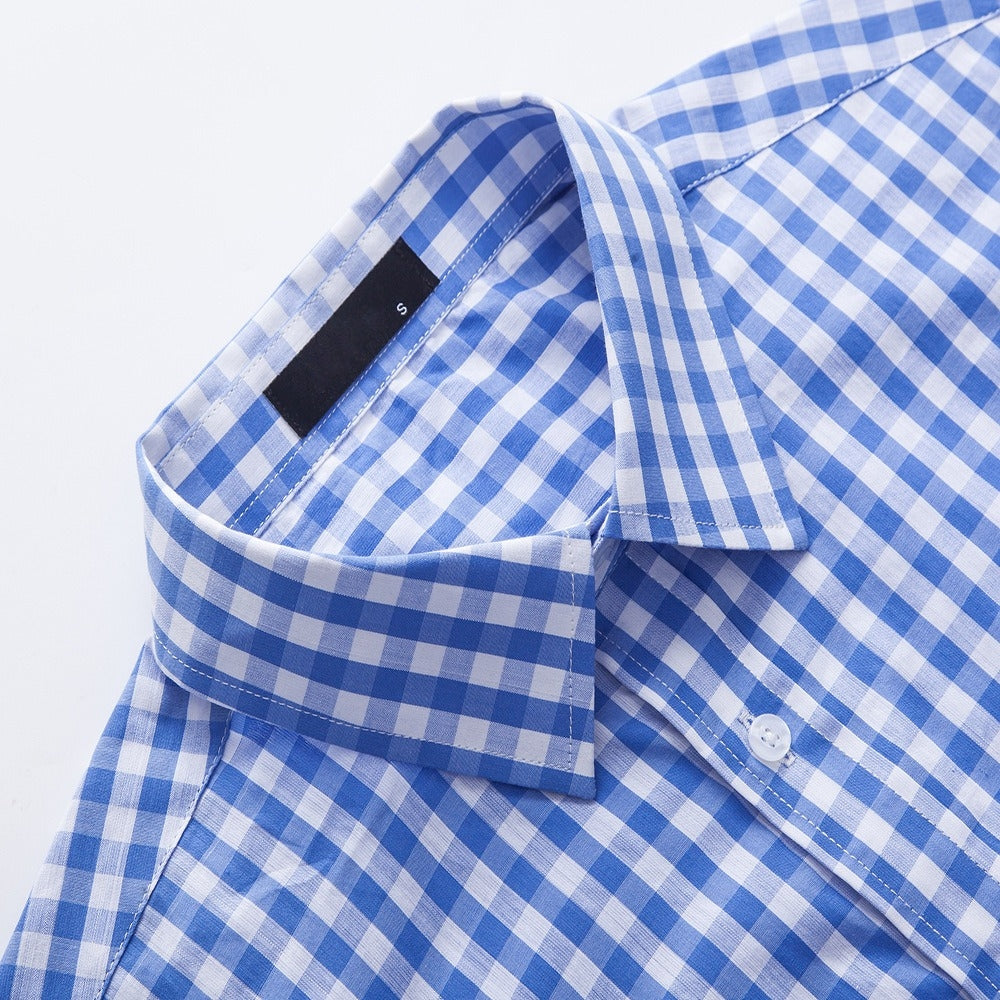 Men's Oktoberfest Bavarian Plaid Short Sleeve Shirt