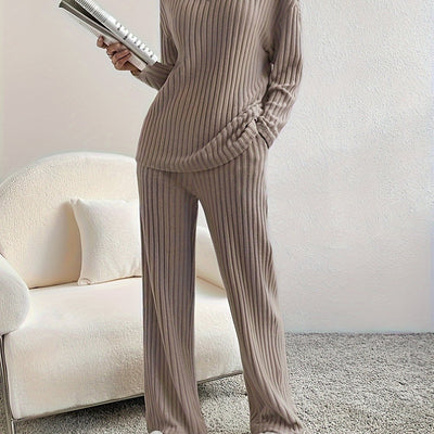 Heidi-Mode | Bequem Strick Set - Top+Hose