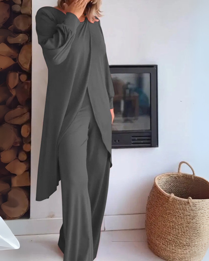 Langes zweiteiliges Set für Damen