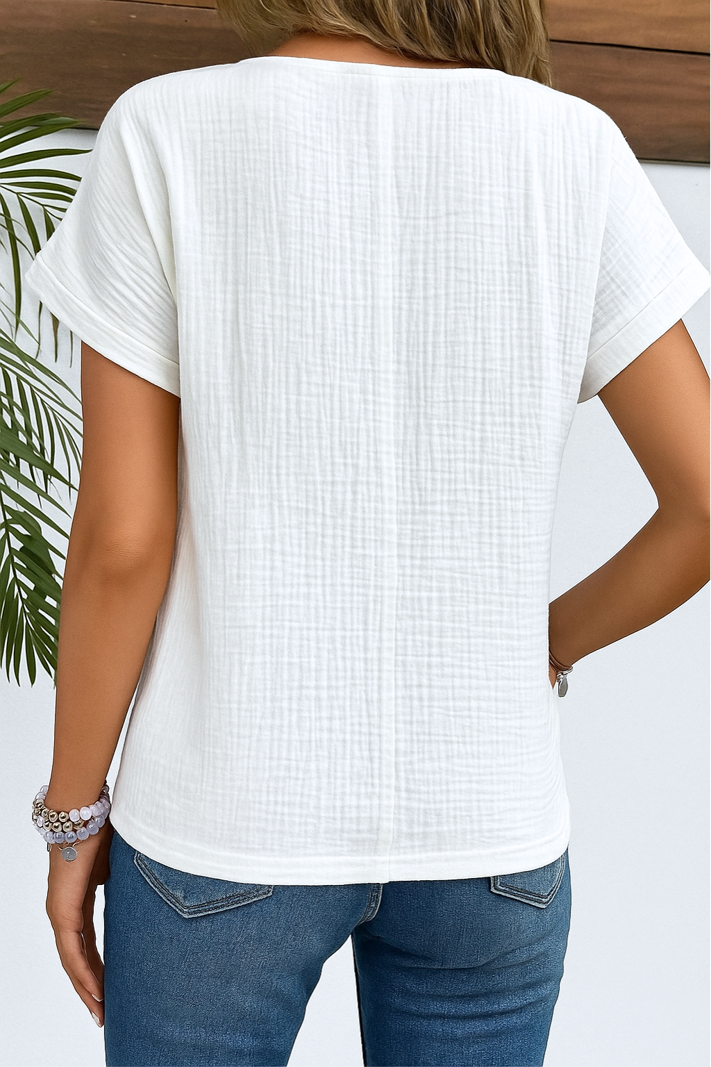 Marijke™ | Bluse mit Kragen und Knöpfen