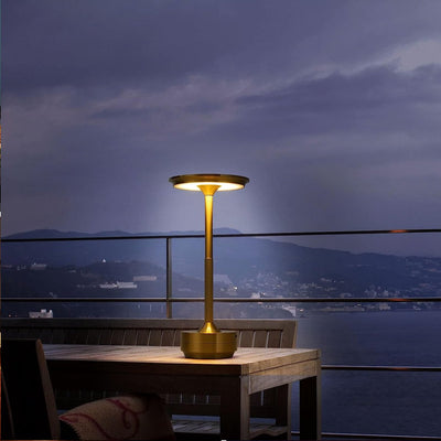 Bianca Lichtzauber | Elegante, kabellose Aluminium Tischlampe mit Dimmfunktion und 3 Lichtmodi