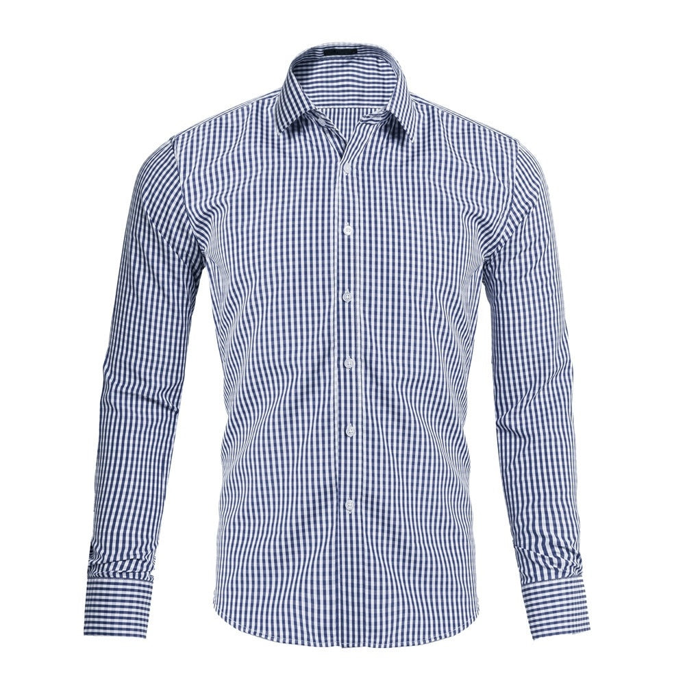 Men's Oktoberfest Bavarian Plaid Long Sleeve Shirt