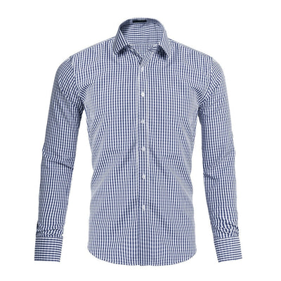 Men's Oktoberfest Bavarian Plaid Long Sleeve Shirt