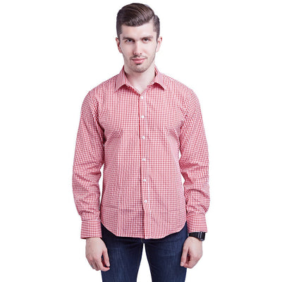 Men's Oktoberfest Bavarian Plaid Long Sleeve Shirt