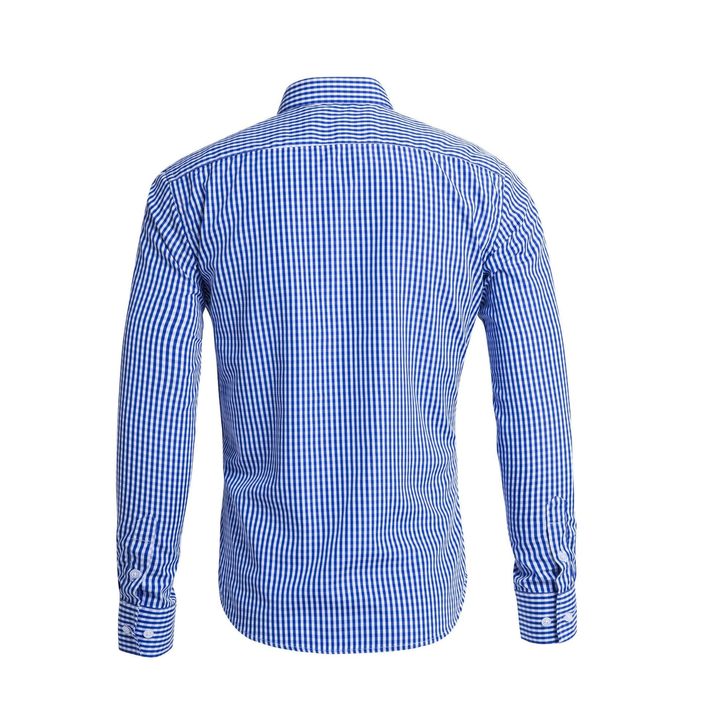 Men's Oktoberfest Bavarian Plaid Long Sleeve Shirt