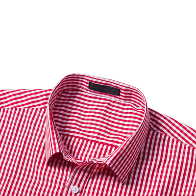 Men's Oktoberfest Bavarian Plaid Long Sleeve Shirt