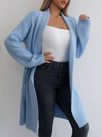 HANAE –  Long-cardigan mit retro-flair