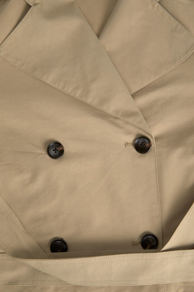 Heidi-Mode | Lässiger Trenchcoat mit doppelter Reihe Knöpfe