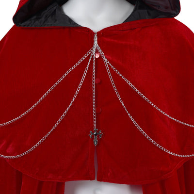 Medieval Cape Hooded Cloak