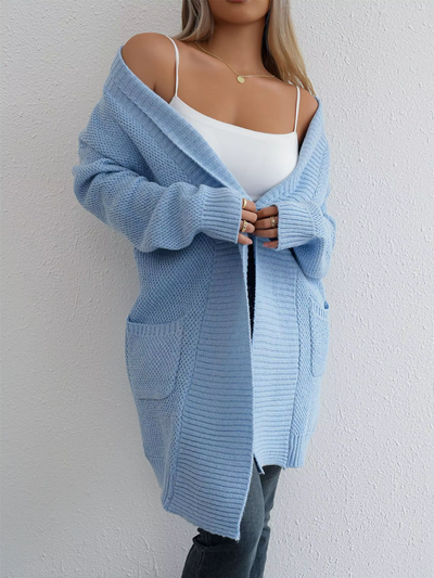 HANAE –  Long-cardigan mit retro-flair