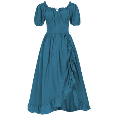 Renaissance Fairy Costume Dress with Corset & ACCs