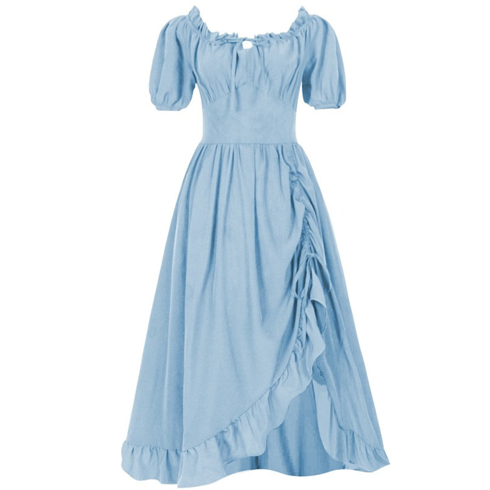 Renaissance Fairy Costume Dress with Corset & ACCs