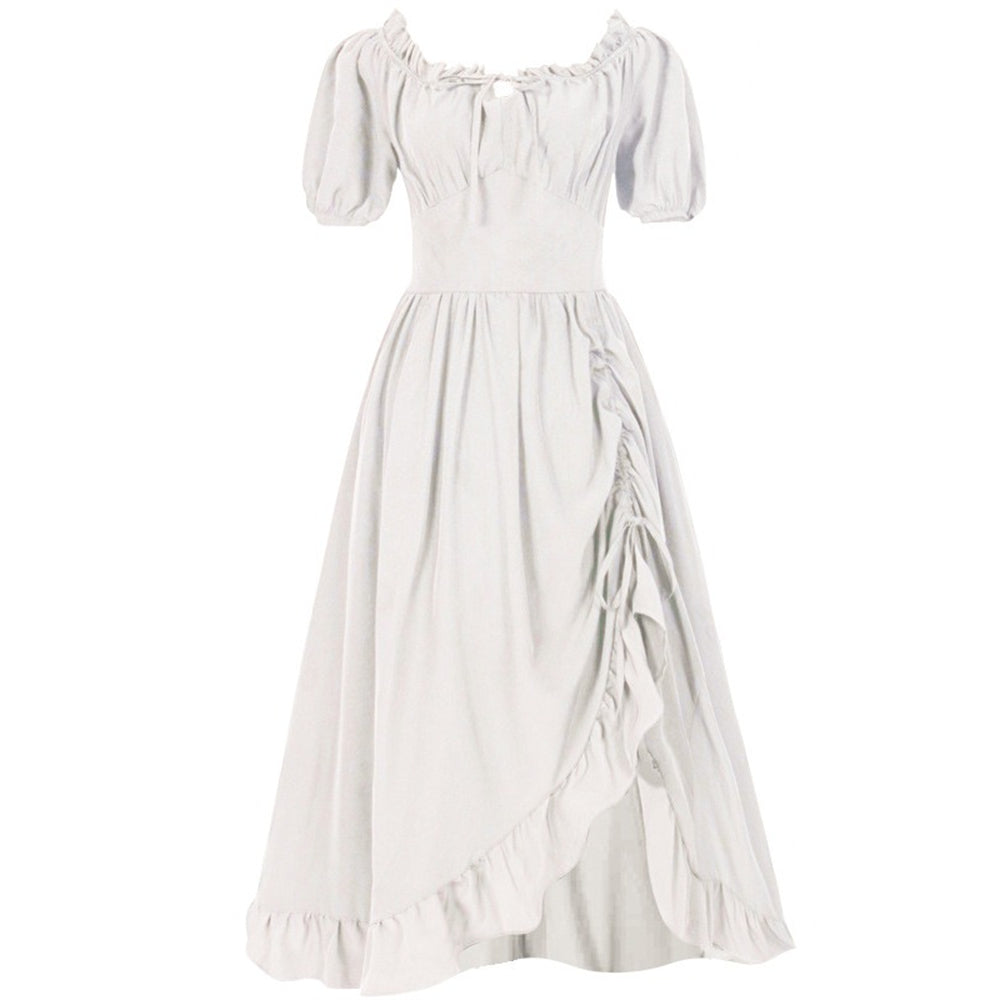 Renaissance Fairy Costume Dress with Corset & ACCs