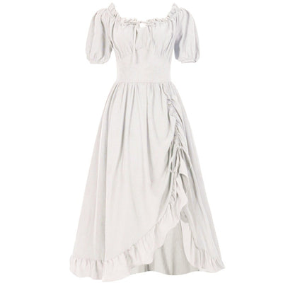 Renaissance Fairy Costume Dress with Corset & ACCs