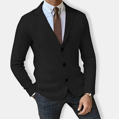 Herren Lässiger Strick Blazer | Schlanke Passform