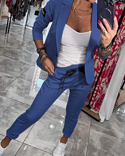 Elegantes zweiteiliges Blazer-Set für Damen