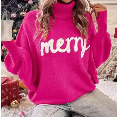 Emerie – warmer festlicher rollkragenpullover für damen