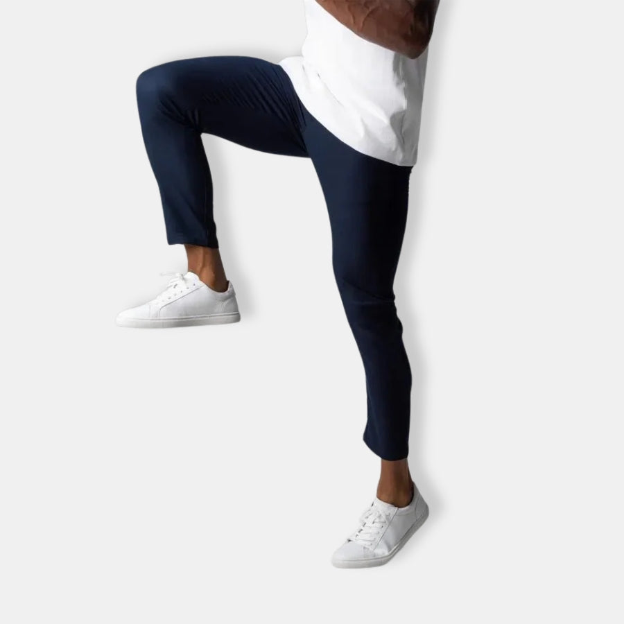 Herren Lässige Slim Fit Hose | Mit Seitentasche