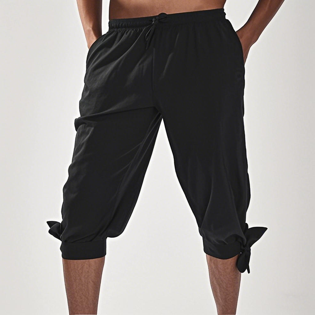 Retro Style Pirate Cropped Pants