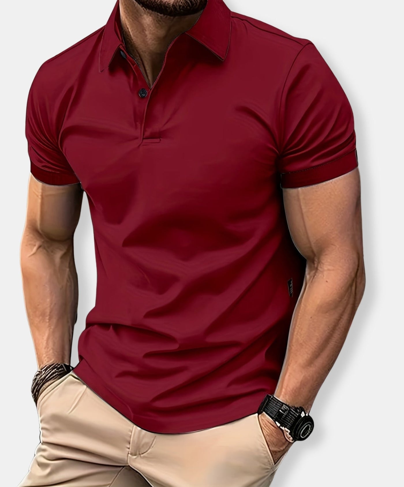 Lässiges Kurzarm Poloshirt Für Herren | Sommer