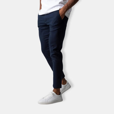 Herren Lässige Slim Fit Hose | Mit Seitentasche